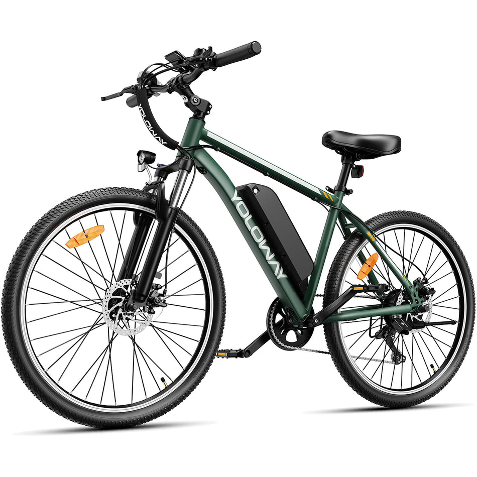E-Bike Cityrad M10 E-Cityrad 7 Gang Shimano Schaltwerk, 450Wh E-bike mit Heckmotor SHIMANO Shimano Schaltwerk, Kettenschaltung, Heckmotor, 450 Wh, Citybike mit 36V 12,5Ah Akku, Kettenschaltung, 27,5 Zoll City-Reifen