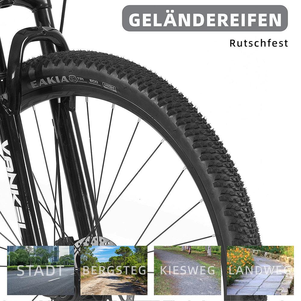 Mountainbike 29 Zoll MTB Fahrrad, Shimano Schaltwerk, Kettenschaltung, – wheelyou24