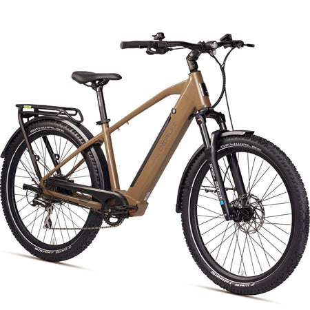 DERUIZ E-bike MarbleSUV 27,5 Zoll mit Bluetooth für Damen und Herren, 644Wh Trekkingbike, 8 Gang Shimano Schaltwerk, Diamant-Rahmen, braun - wheelyou24