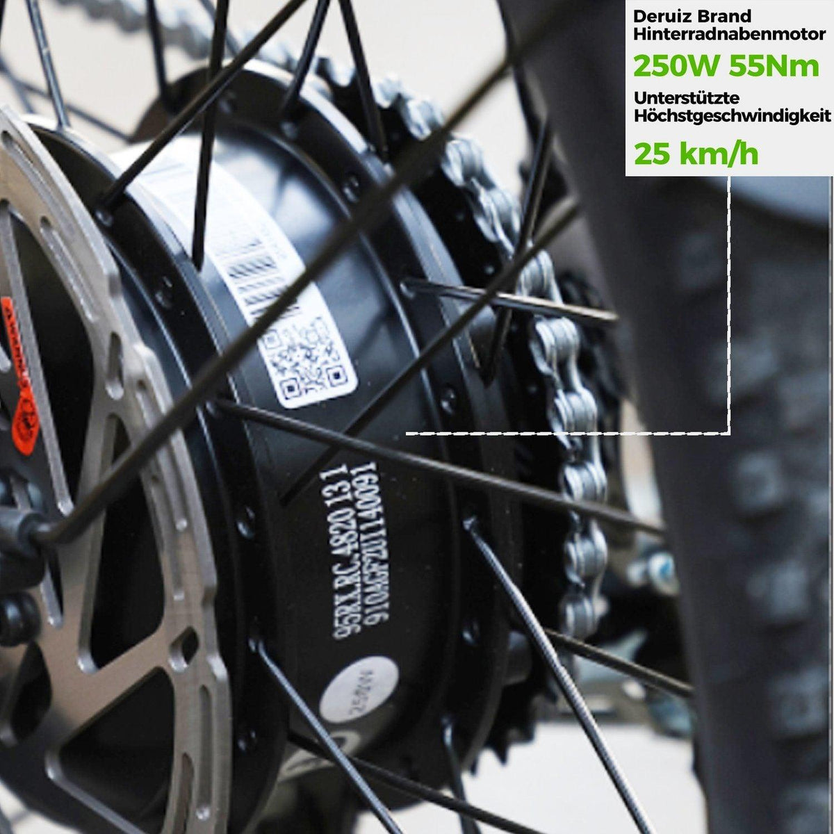 DERUIZ E-Bike Peridot 20 Zoll mit Bluetooth für Damen Herren, 500Wh Foldingbike, 8 Gang Shimano Schaltwerk, Tiefeinsteiger-Rahmen, klappbar, blau - wheelyou24