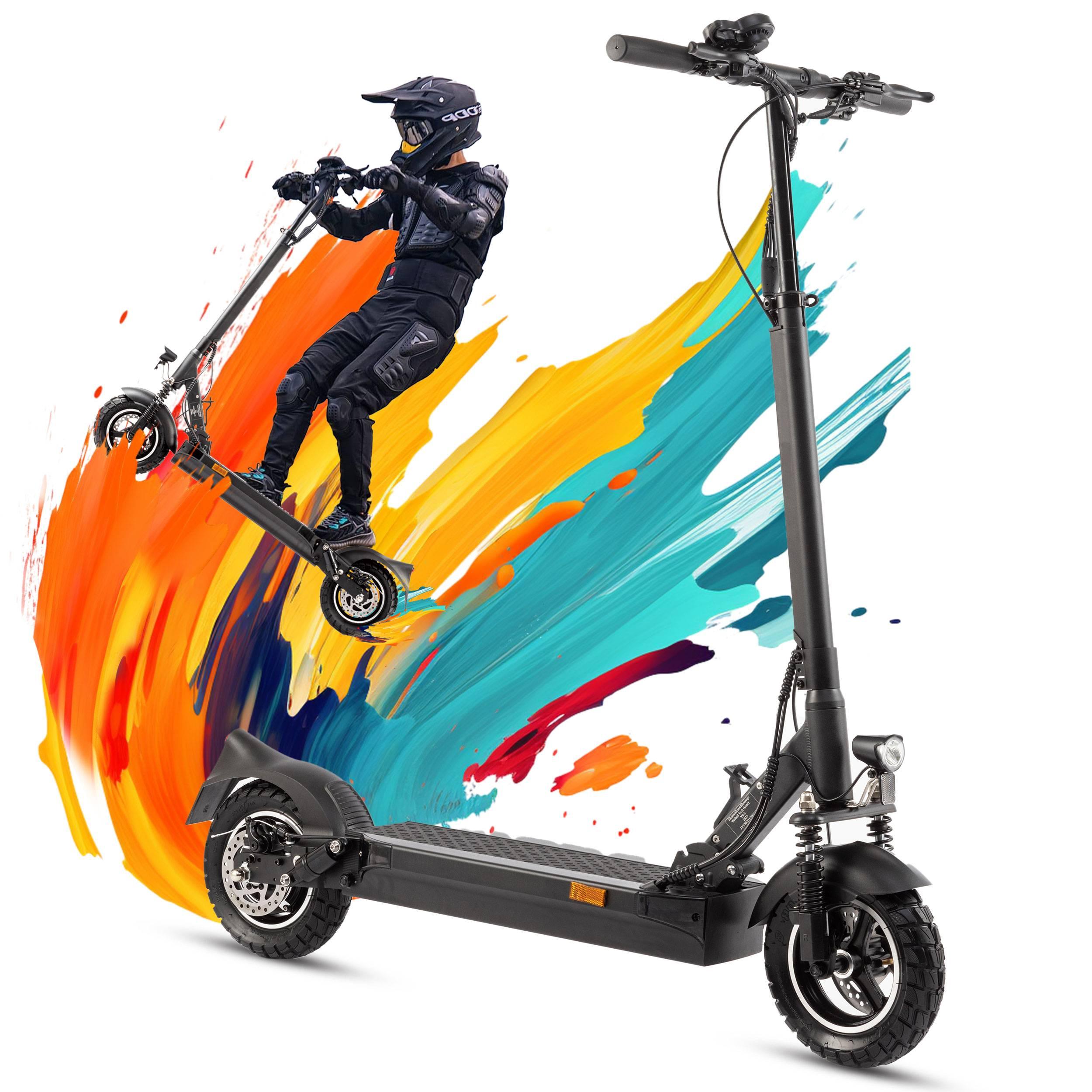 Joyor Offroad E-Scooter Y8-S, Gelände-Elektroroller, 500W Motor, 3-Gang-Einstellung, bis zu 60km Reichweite, schwarz - wheelyou24
