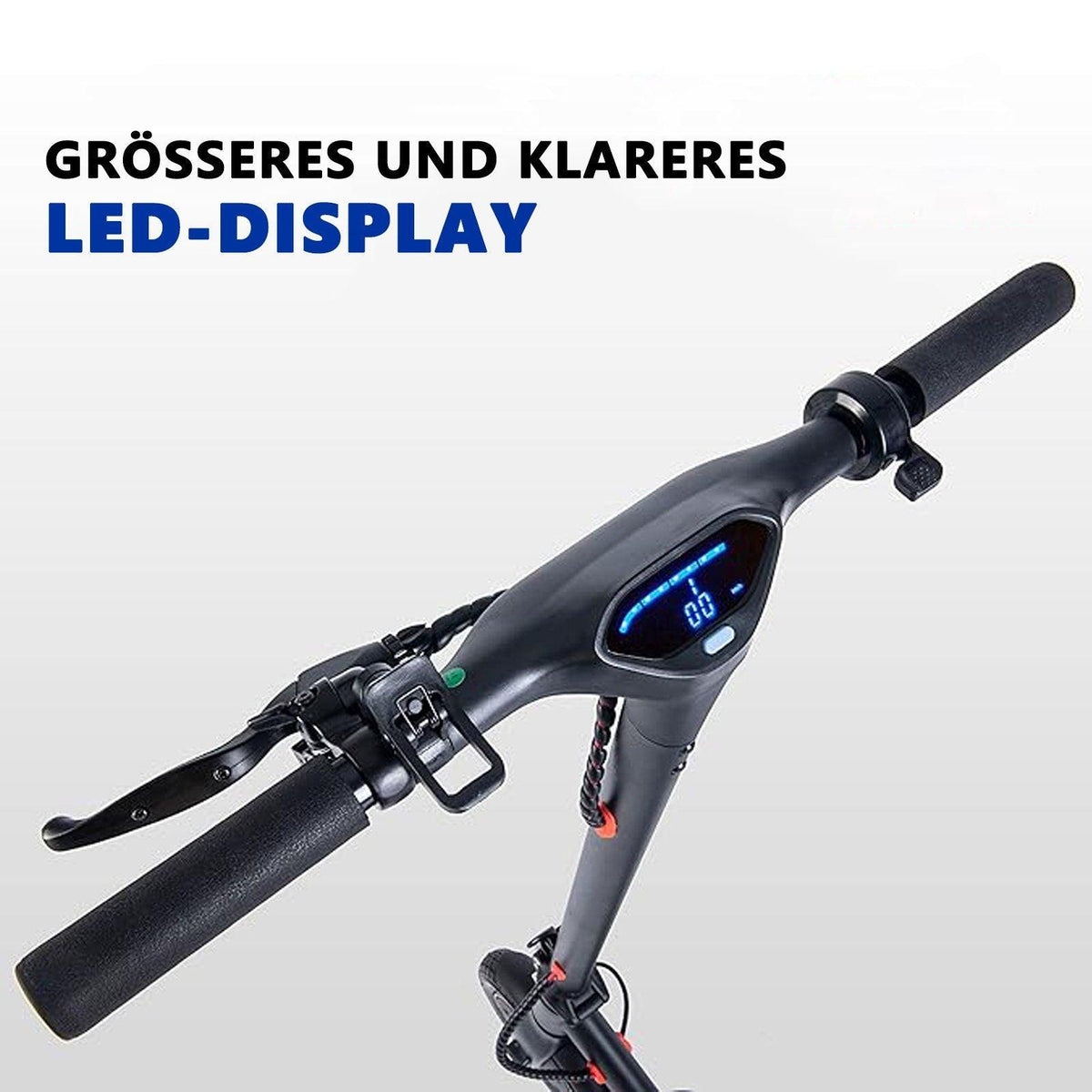 ZWHEEL E-Scooter E9T 10 Zoll Elektroroller 120kg Tragkraft, 20 km/h, 500W Motor, klappbar, schwarz - wheelyou24