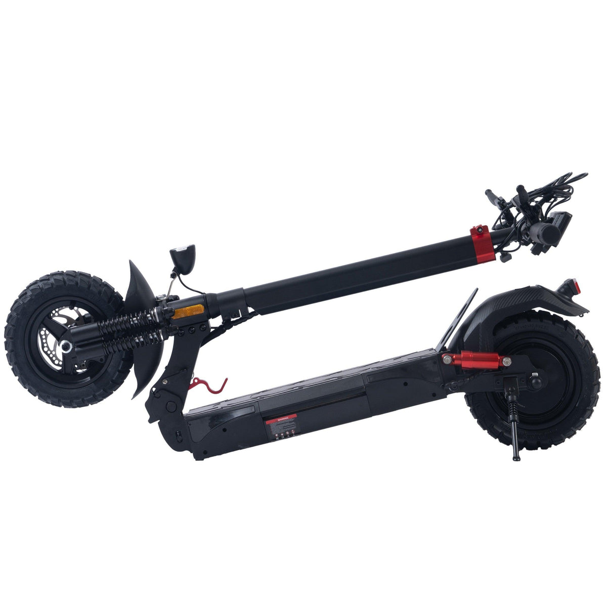 ZWHEEL Offroad E-Scooter T4 10 Zoll mit mit Straßenzulassung ABE, 500W Motor, Max 50 km Reichweite, klappbar, schwarz - wheelyou24